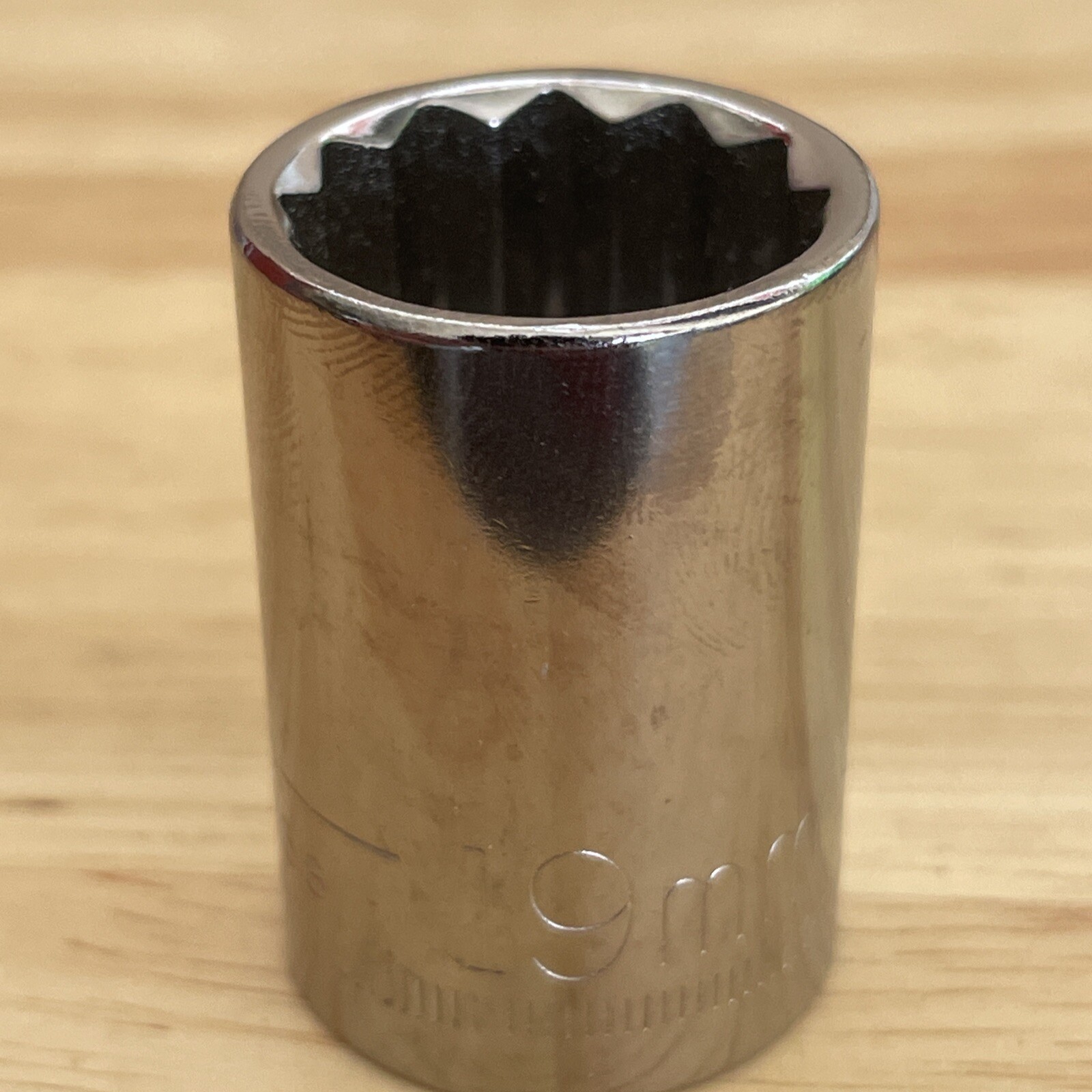 NOS Craftsman 19MM Socket 1/2″ Drive 12 Point Inverted G1 44238 Vintage USA