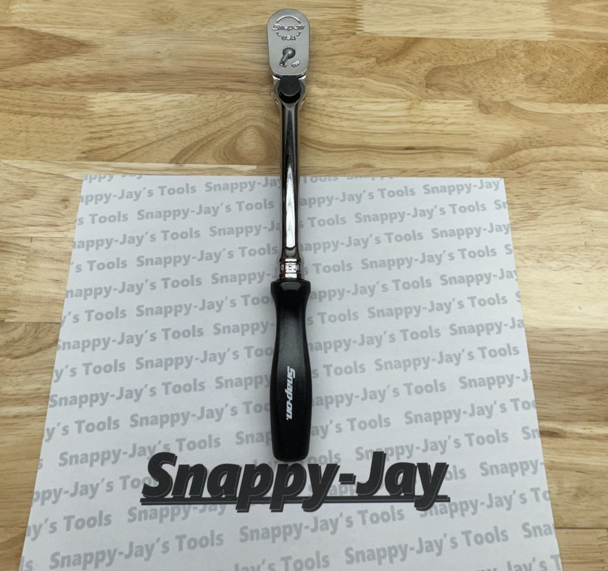 Snap-on Tools NEW BLACK 3/8″ Drive Hard Grip Multi-Position Ratchet FHD80MPBK