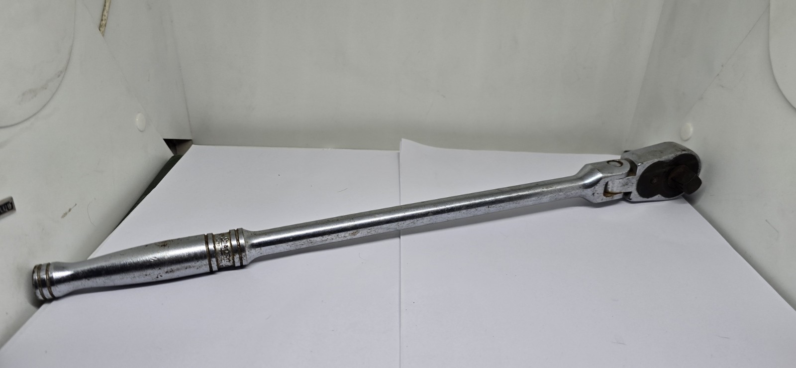 Snap-on 1/2″ Drive Flex Head Ratchet Long 17″ Handle Tool S711A USA