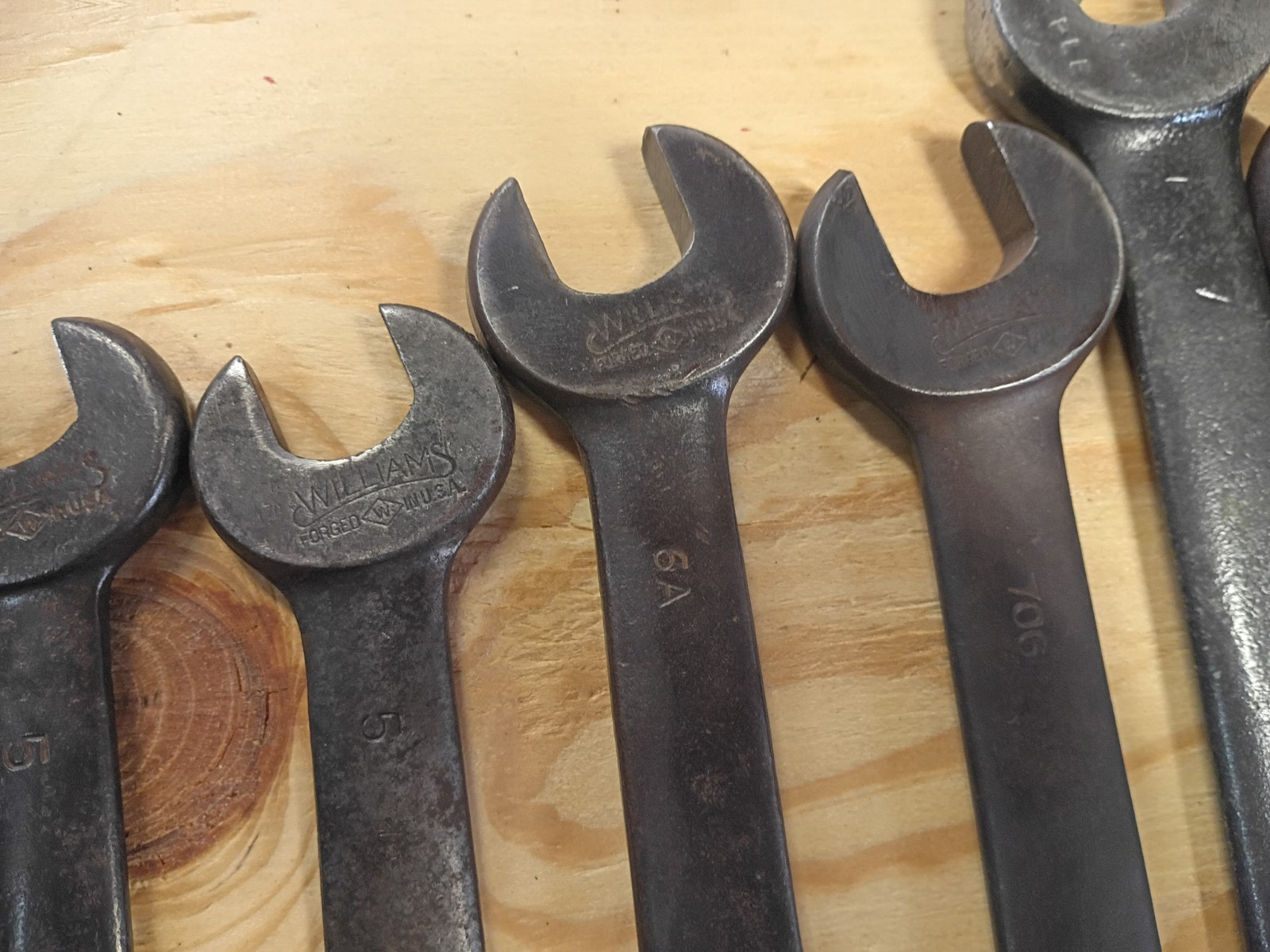 WILLIAMS ENGINEERS SERVICE W IN DIAMOND WRENCHES USA AIR HYDRAULIC 3/4 7/8 5/8