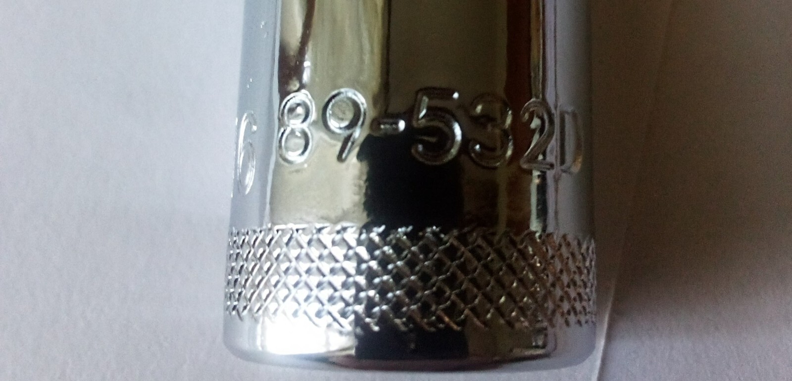 DeWalt 7/16″ x 1/2″ Dr Deepwell Polished Chrome Socket 89-532D 6Pt Free Ship