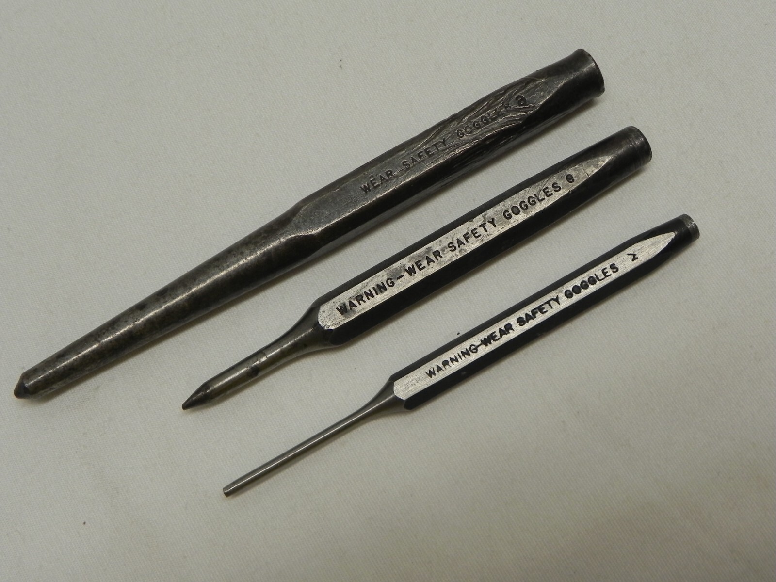 Snap-On 3 Piece Center & Pin Punch Set LOT9243