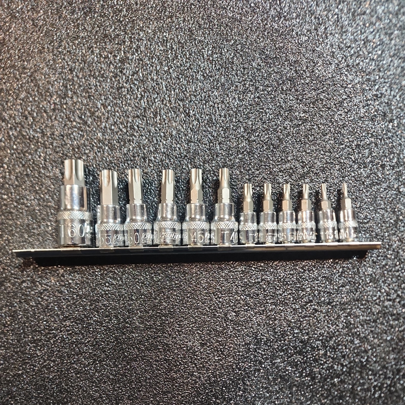 Channellock Torx Sockets T10-T60 1/4 & 3/8 Drive Set of 12