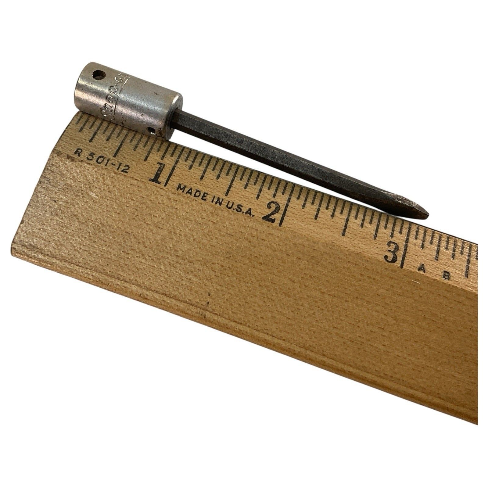 Snap-on TMC104A Flat Tip Bit Socket 1/4″ Drive Mechanic Tool Sold As Pictured US