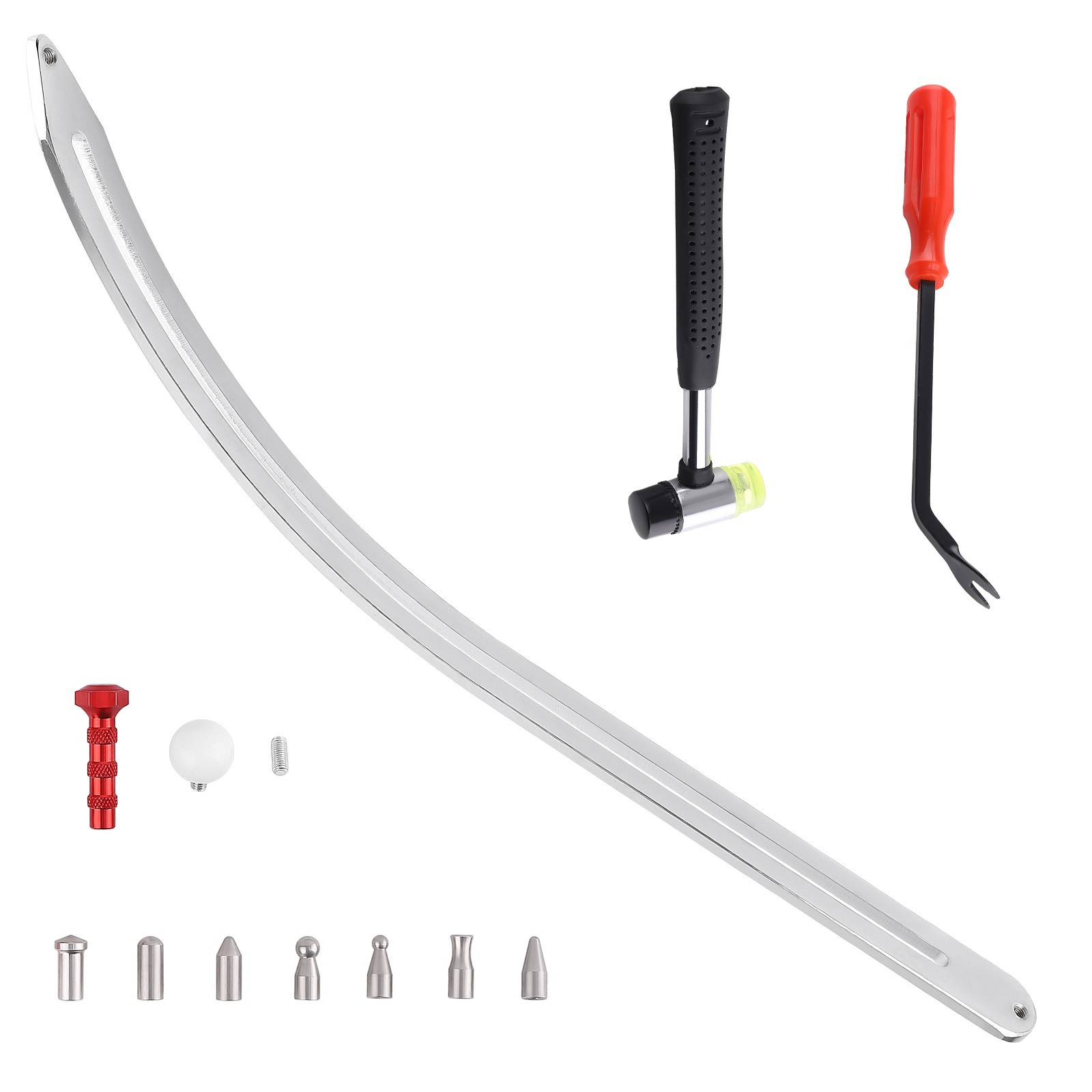 Dent Repair Flat Bar,Auto Dent Smooth Repair Kit Car Fender Damage Repair Tools