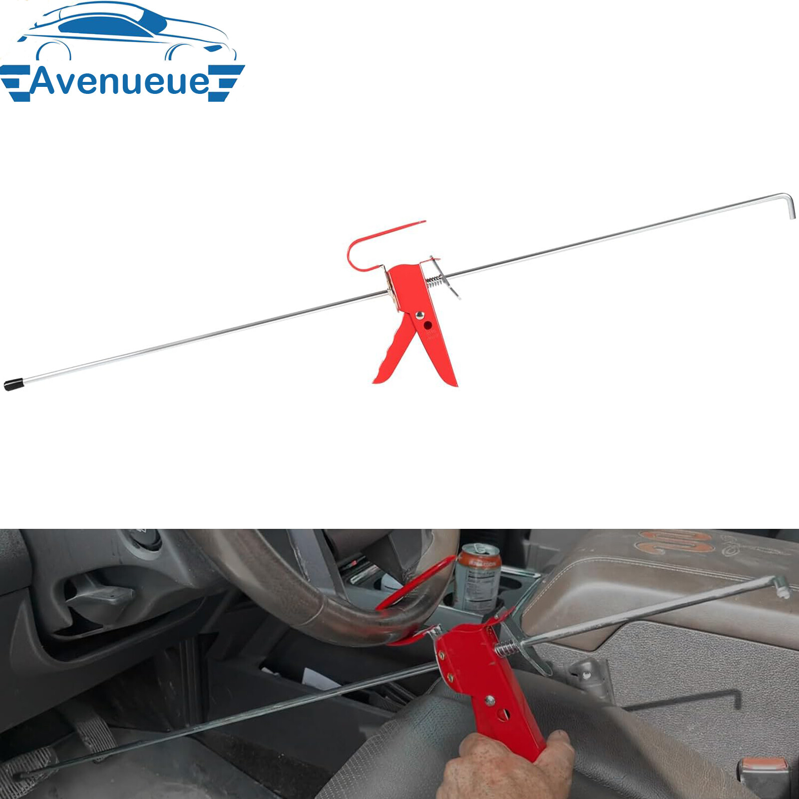 THE393 Pedal Depressor 36″ Brake Accelerator Fits for Car Testing, Repairing