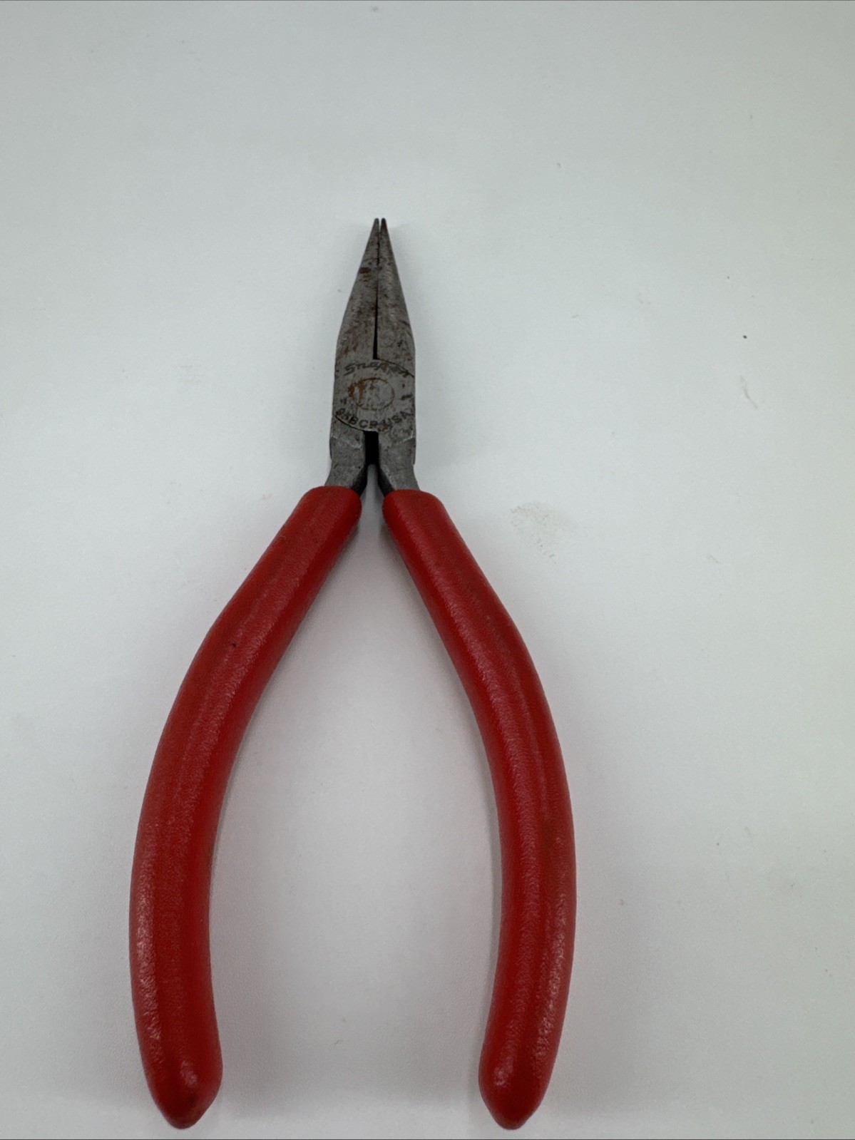 Snap-on 95BCP Needle Nose Pliers 6″ Cushion Grip Red USA