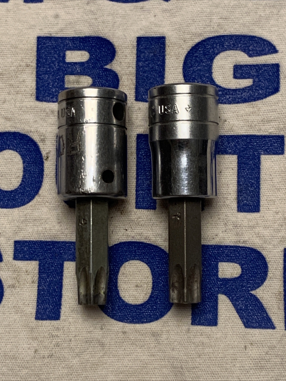 Snap-on Tools USA 3/8″ Drive T45 & T50 Std Torx Bit Chrome Socket Drivers