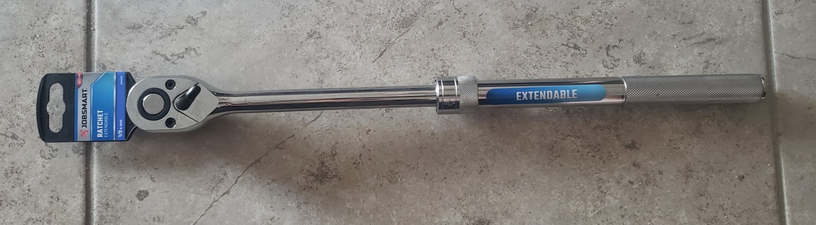 JobSmart 1/2″ Drive Extendable Ratchet Socket Wrench Tool–Heavy Duty NEW