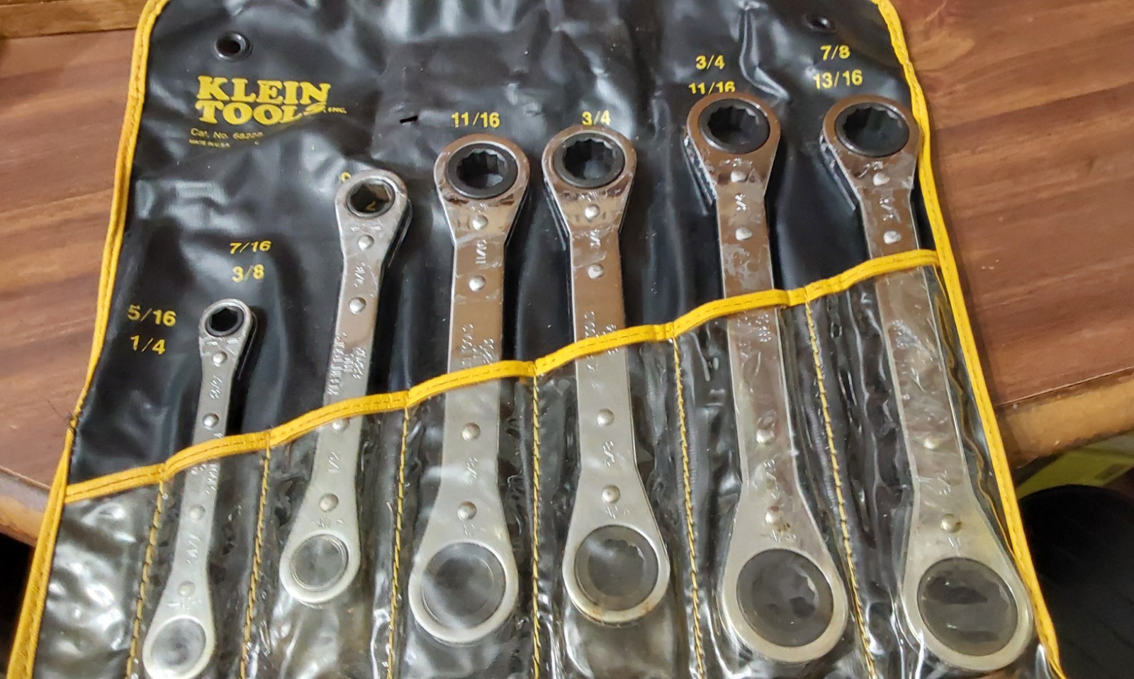 KLEIN TOOLS SET OF 6 RATCHING WRENCHES