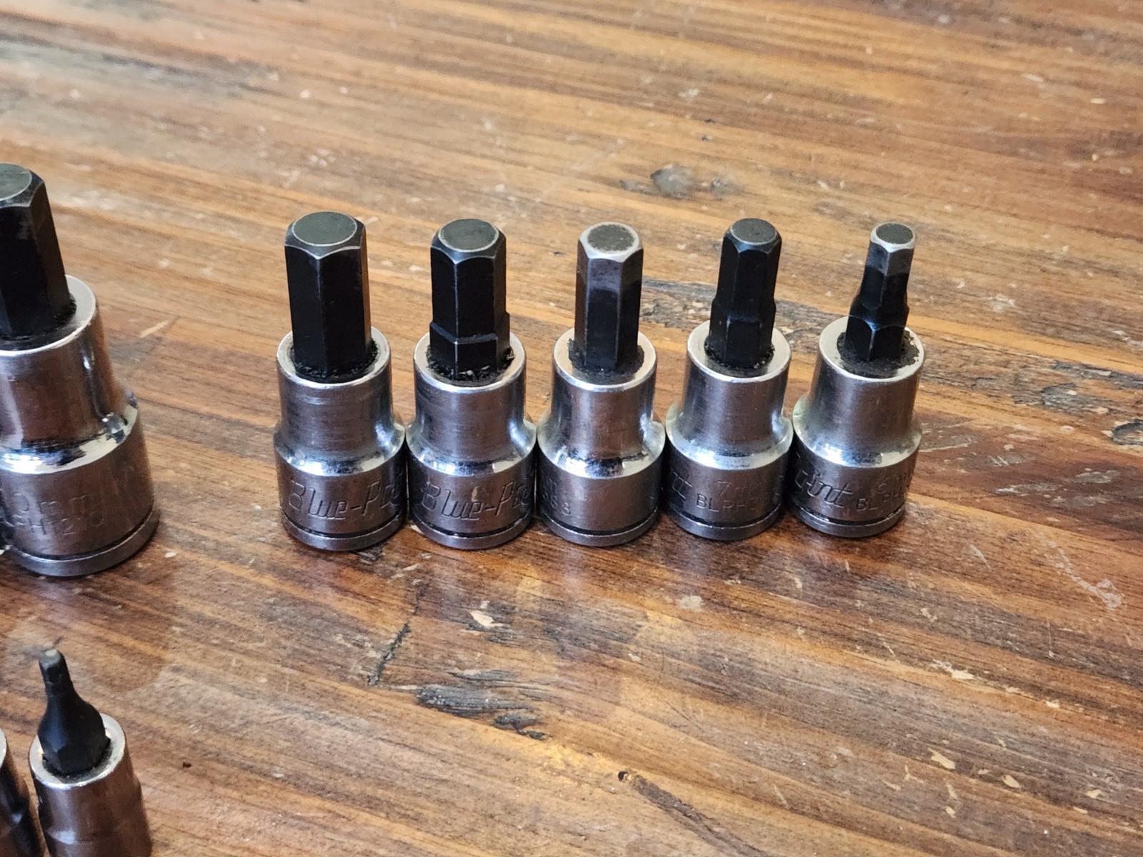Blue Point Tools 15pc METRIC HEX Socket Set 2.5mm-19mm USED