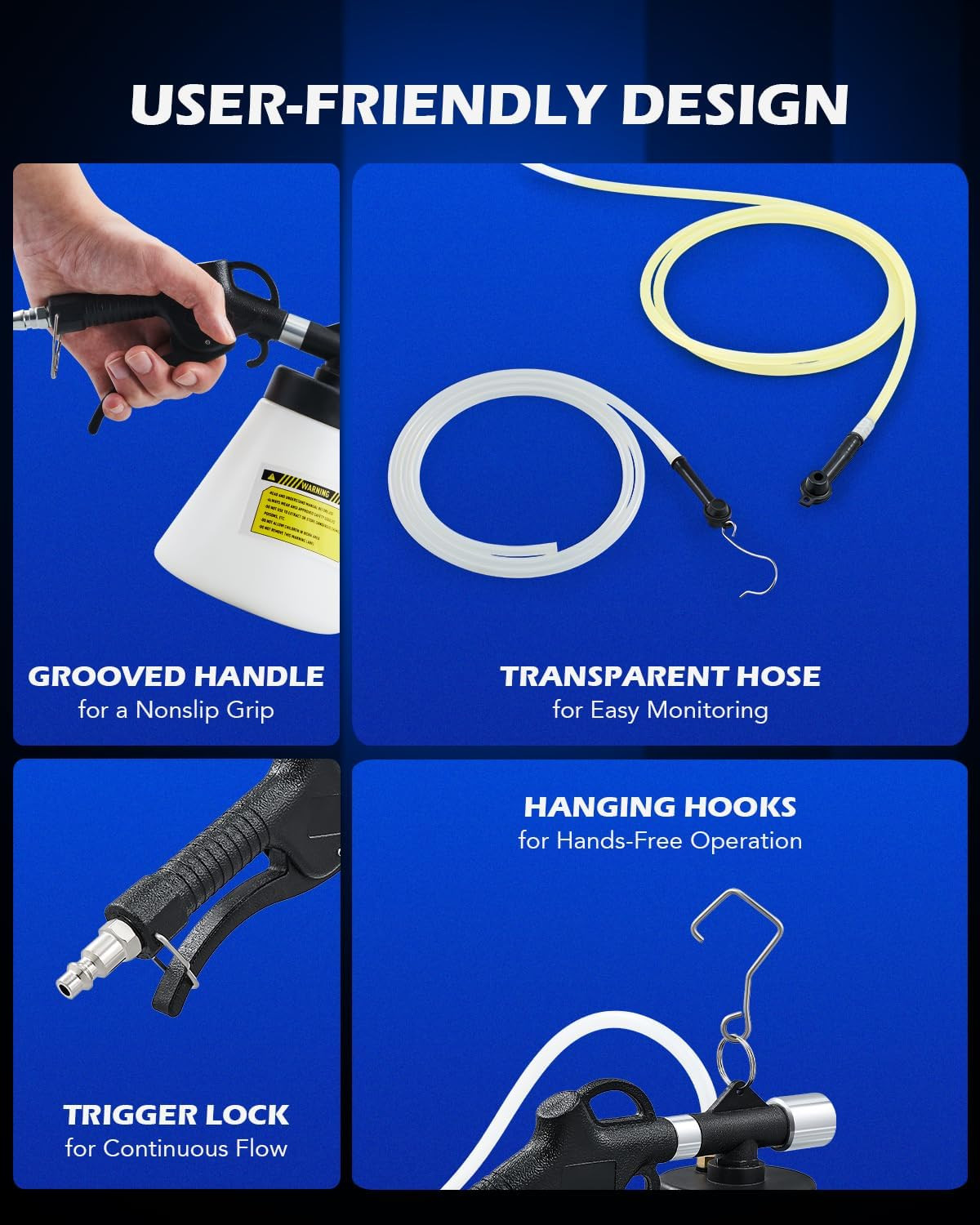 Pneumatic Brake Bleeder Kit, 0.8qt Brake Fluid Bleeder Kit with 8 Master Cylinde