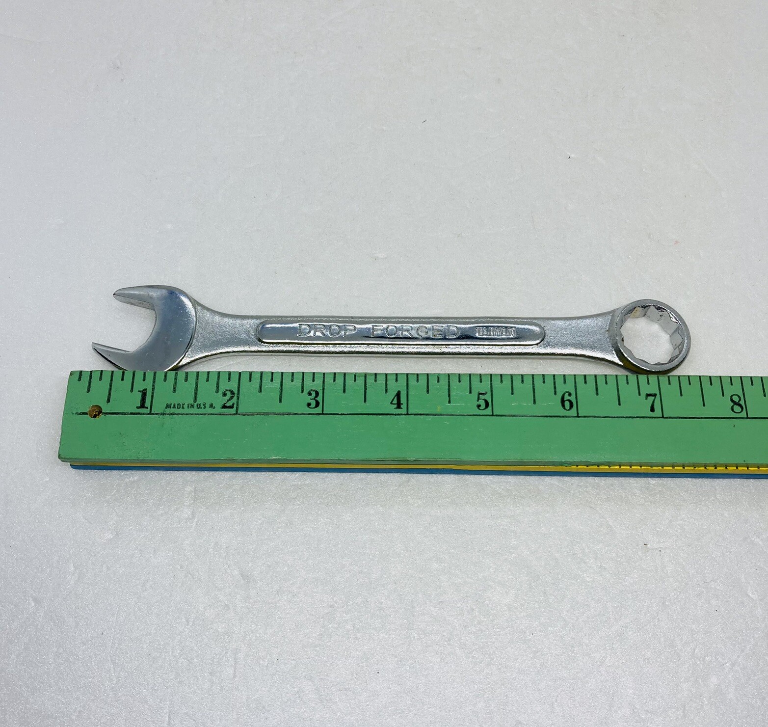 Vintage Drop Forged Open End Wrench 11/16” Taiwan 7.5” T1