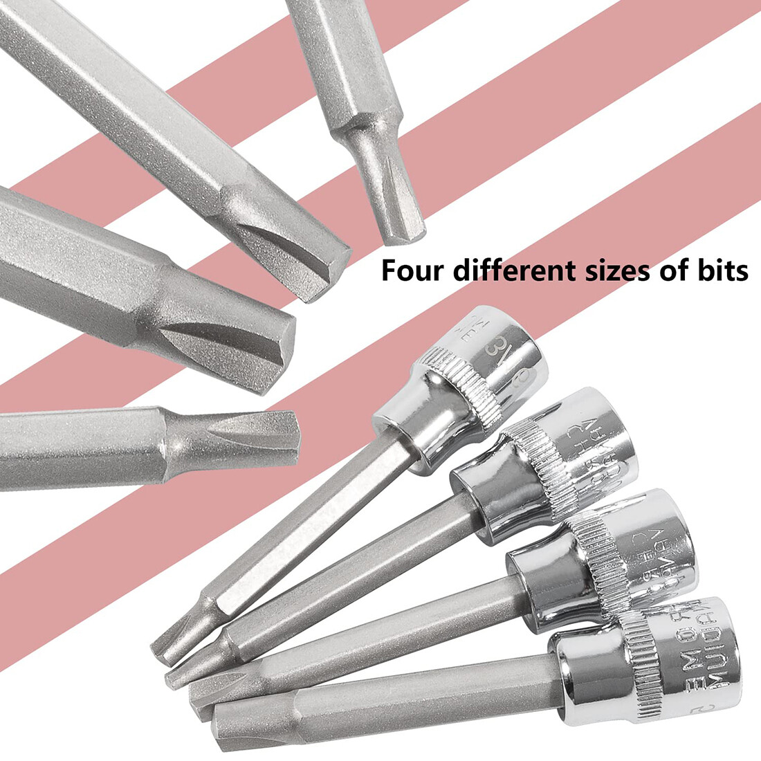8755 Clutch Head Bit Socket Set Repairing Figure 8″ Screws for Chevy Cars Trucks