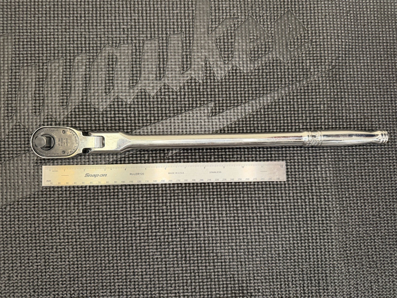 Snap-On ½» Drive Dual 80 17-5/8″ Long Flex Head Lockable Ratchet USA🇺🇸 – SX80A