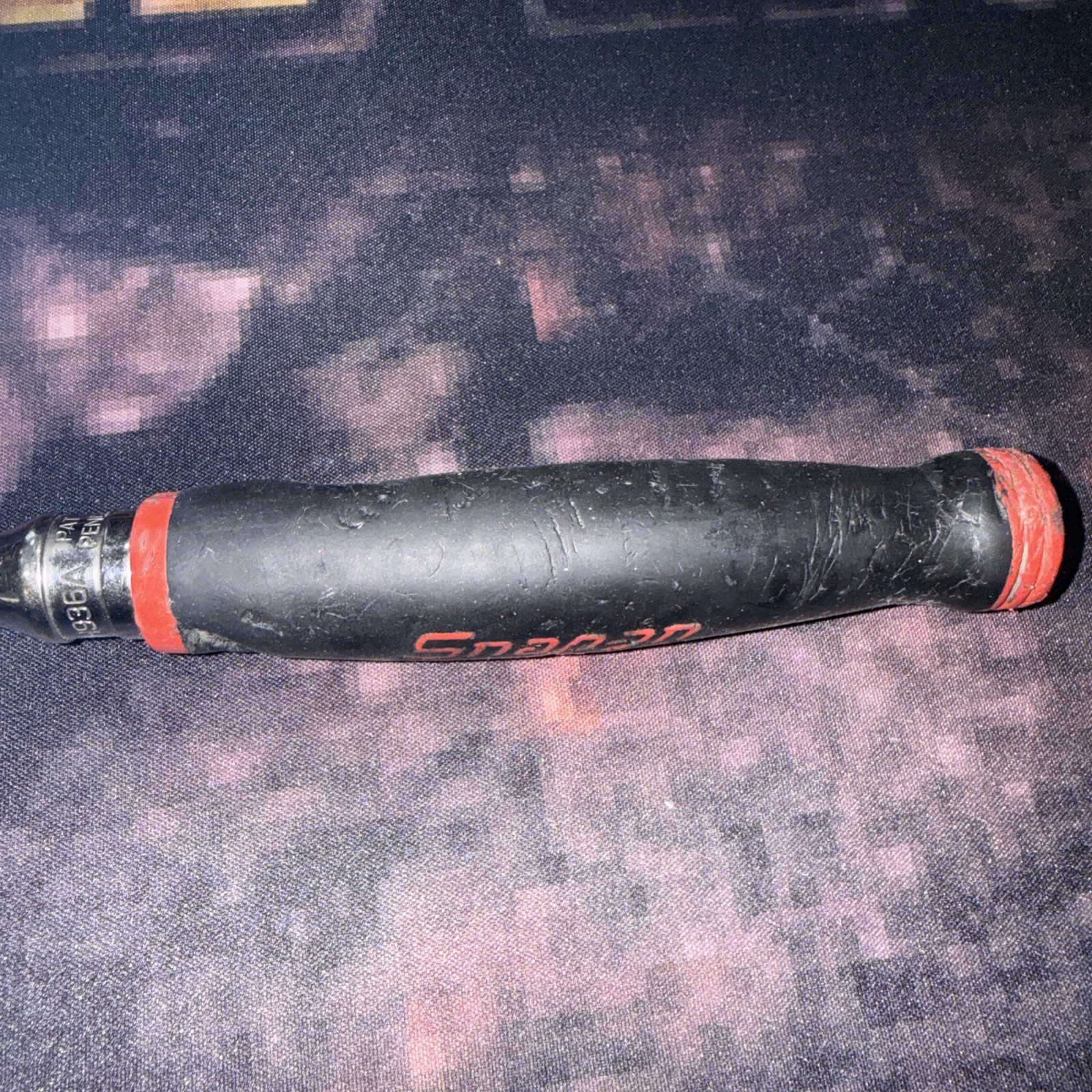 Snap On FH936A 3/8″ Ratchet With Red Soft Grip Handle Free Shipping