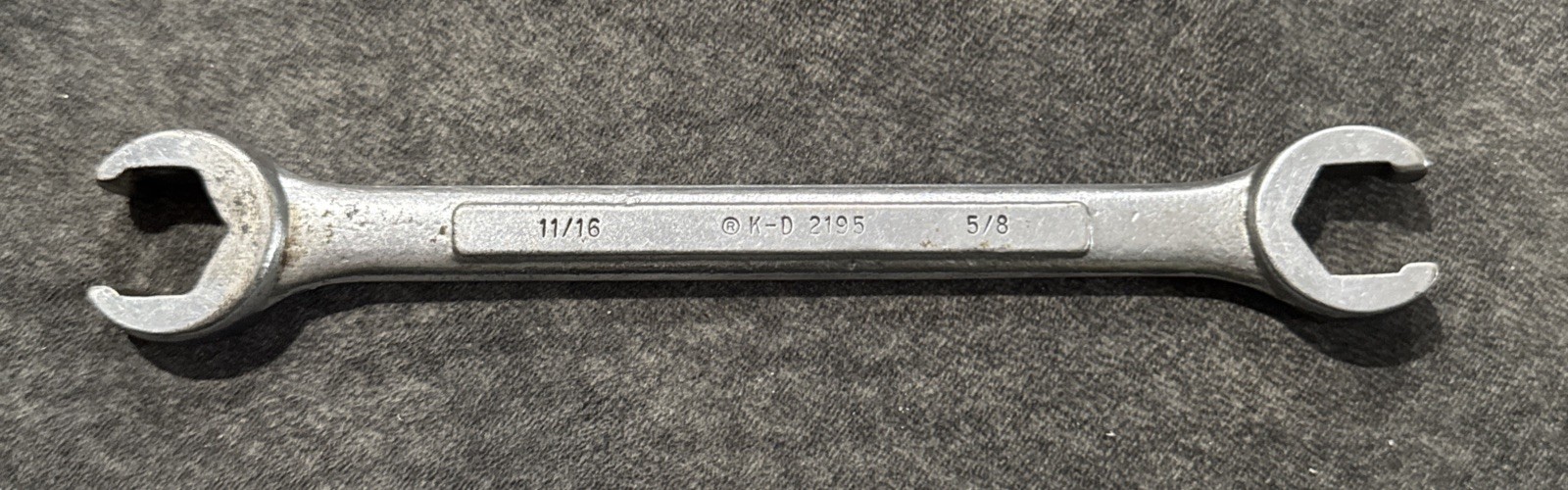 K -D 2195 11/16 5/8 Flare nut wrench Made In USA