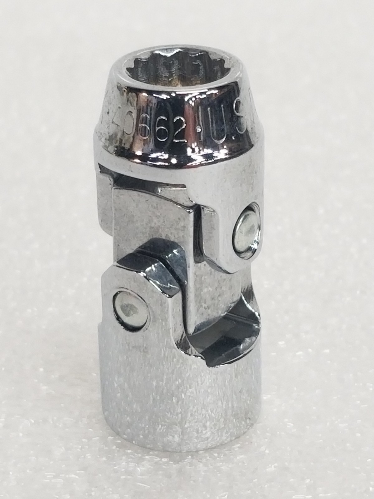 S-K 40662 Flex Socket 3/8″-Drive 12-Pt SuperKrome Finish Size-3/8″ Made in USA