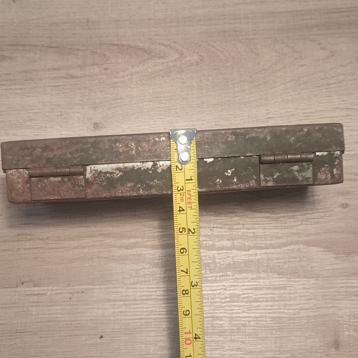 Vintage Plomb Tool Co Los Angeles Midget Socket Case Metal USA 6.5 In X 2.75 In