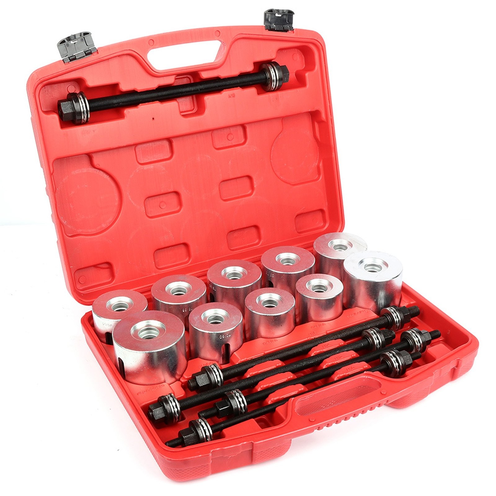Universal Press & Pull Sleeve Kit Bush Bearing Removal Insertion Tool Set 27PCS