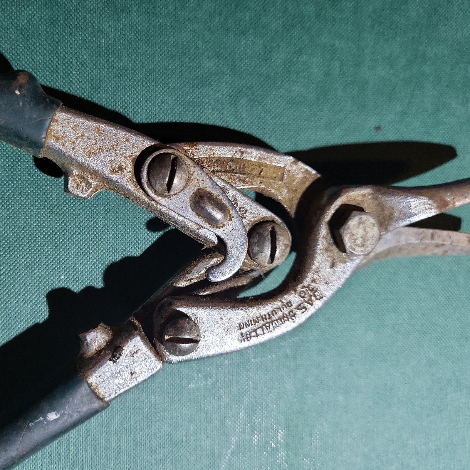 Diamalloy DAS10 Straight Cut Sheet Metal Scissors Snips VINTAGE USA Duluth Minn