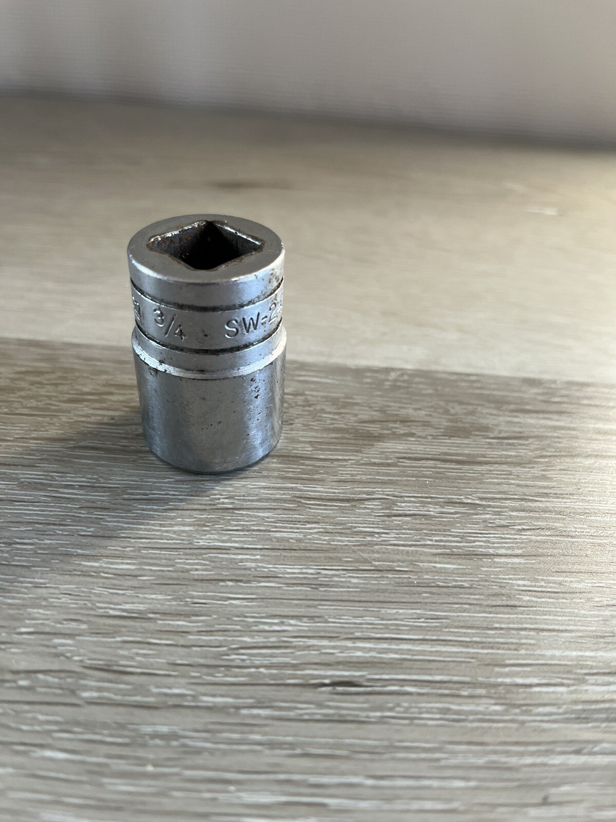 Snap On Tools TW241 3/4″ SAE Flank Drive Shallow Socket 1/2″ Drive 6 Point USA