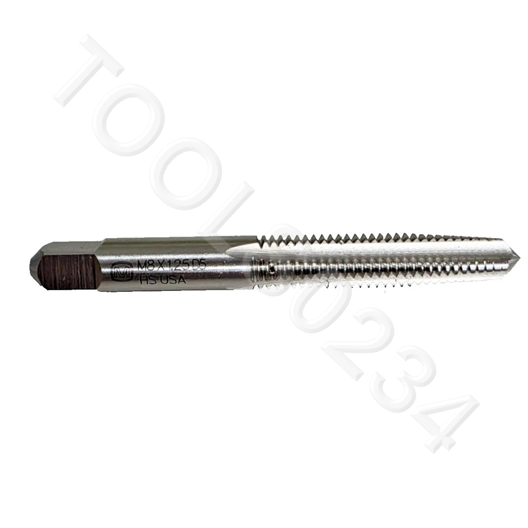 M8 X 1.25 Taper Tap Morse MT3838154 8MM HSS Starter Tap 4FL RH D5 USA Metric