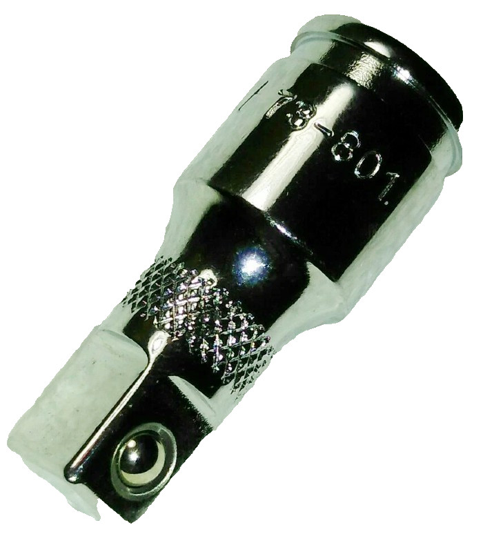 NEW Duralast 73-801 3/8 Drive 1″ knurled Shaft Socket Extension Bar 1-34″ Long