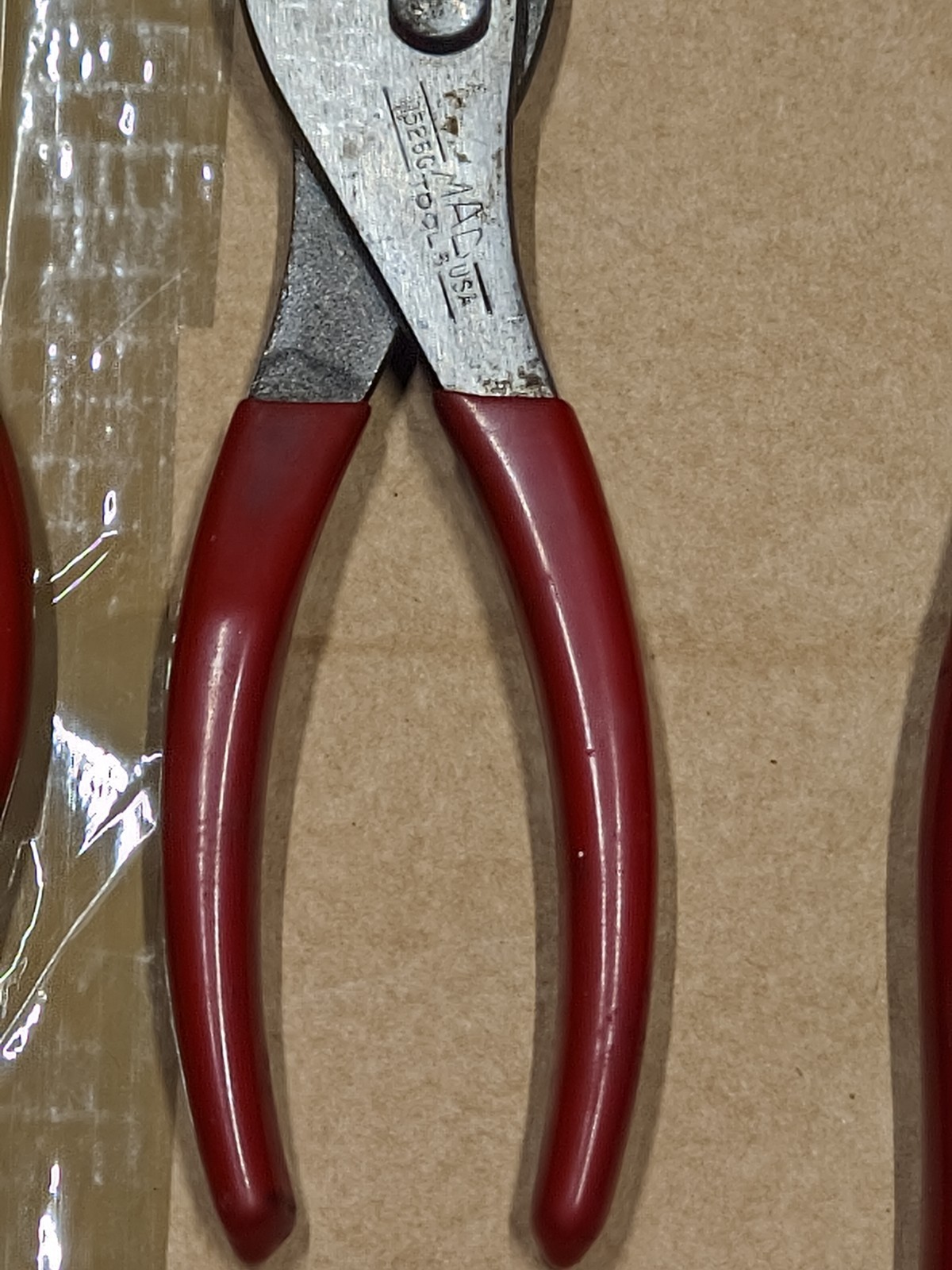 Lot of 4 MAC Tools USA Pliers Needle Nose Side Cutters M437G M526G M317G