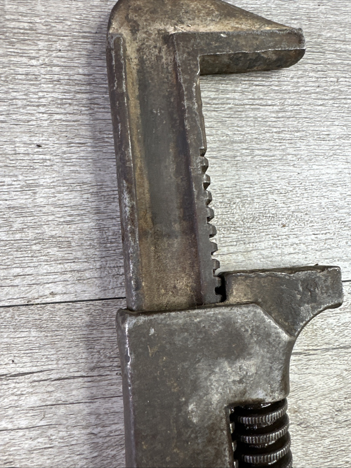 Vintage 11 In Tool Auto Adjustable Monkey Wrench Made in USA