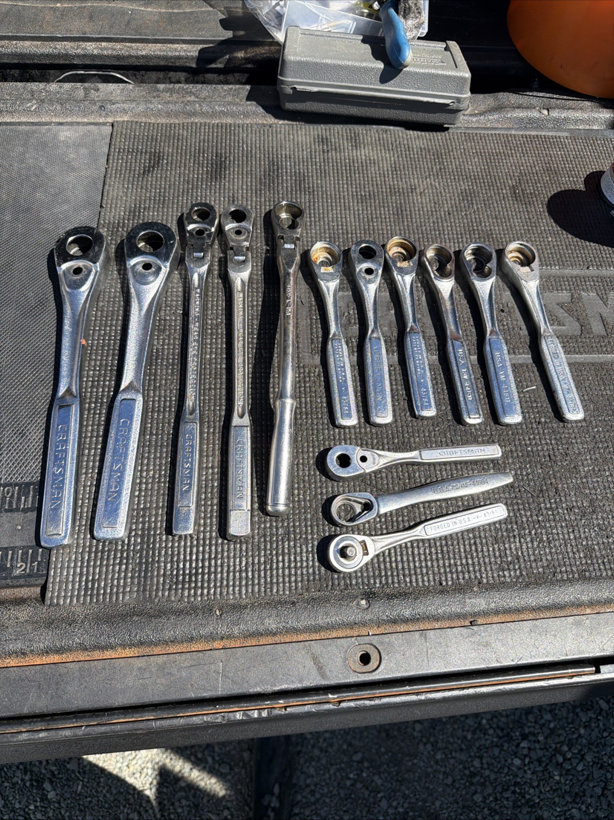 (14) Sears Craftsman Ratchet Bodies ONLY NO GUTS 1/2” Drive 3/8” & 1/4” 3 FLEX!$