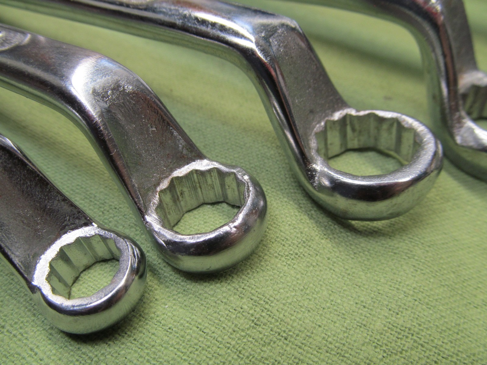 Older China Made 6pc SAE Deep Offset Box End Wrench Set – 3/8″-1″ – Fukung Brand