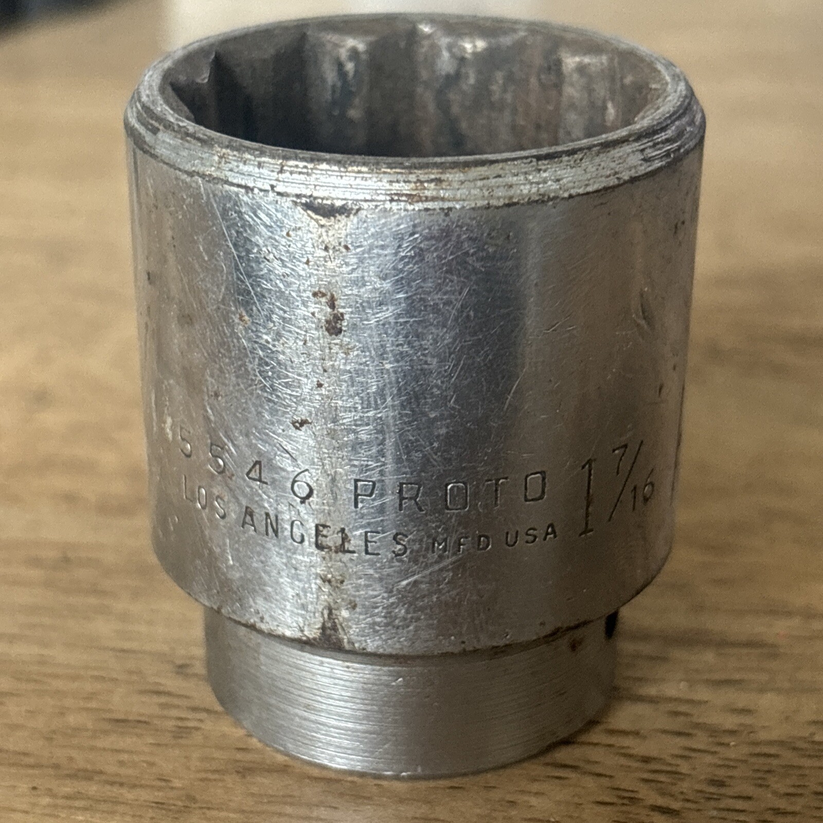 Proto 1-7/16″ Shallow Socket 3/4″ Drive 12 Point Vintage Los Angeles USA READ