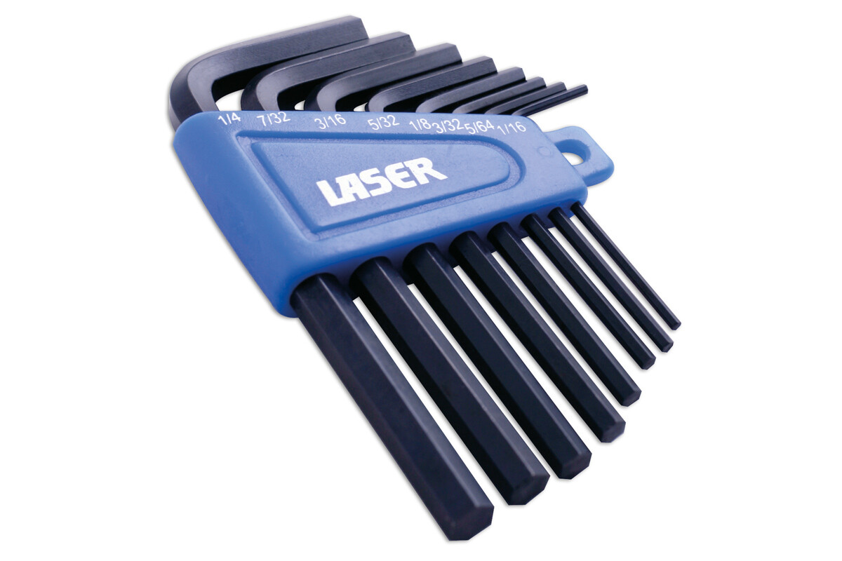 Laser 0267 8 Piece Imperial Hex Key Set
