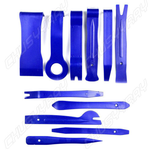 11PCS Plastic Car Radio Trim Removal Tool Door Clip Panel Dash Audio Pry Kit