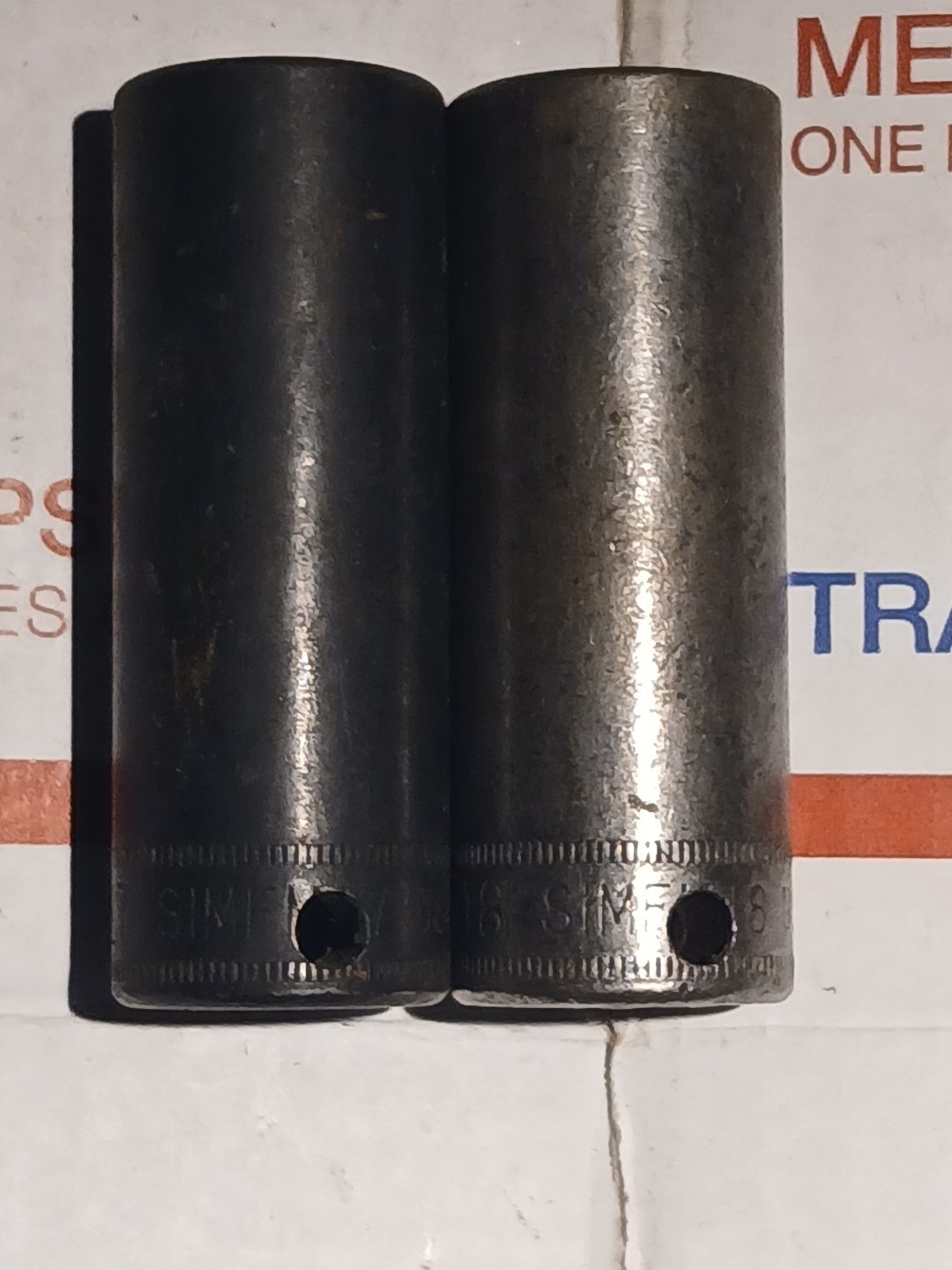 Snap On 3/8 Drive 17mm 18mm Deepwell Flank Drive Impact Sockets