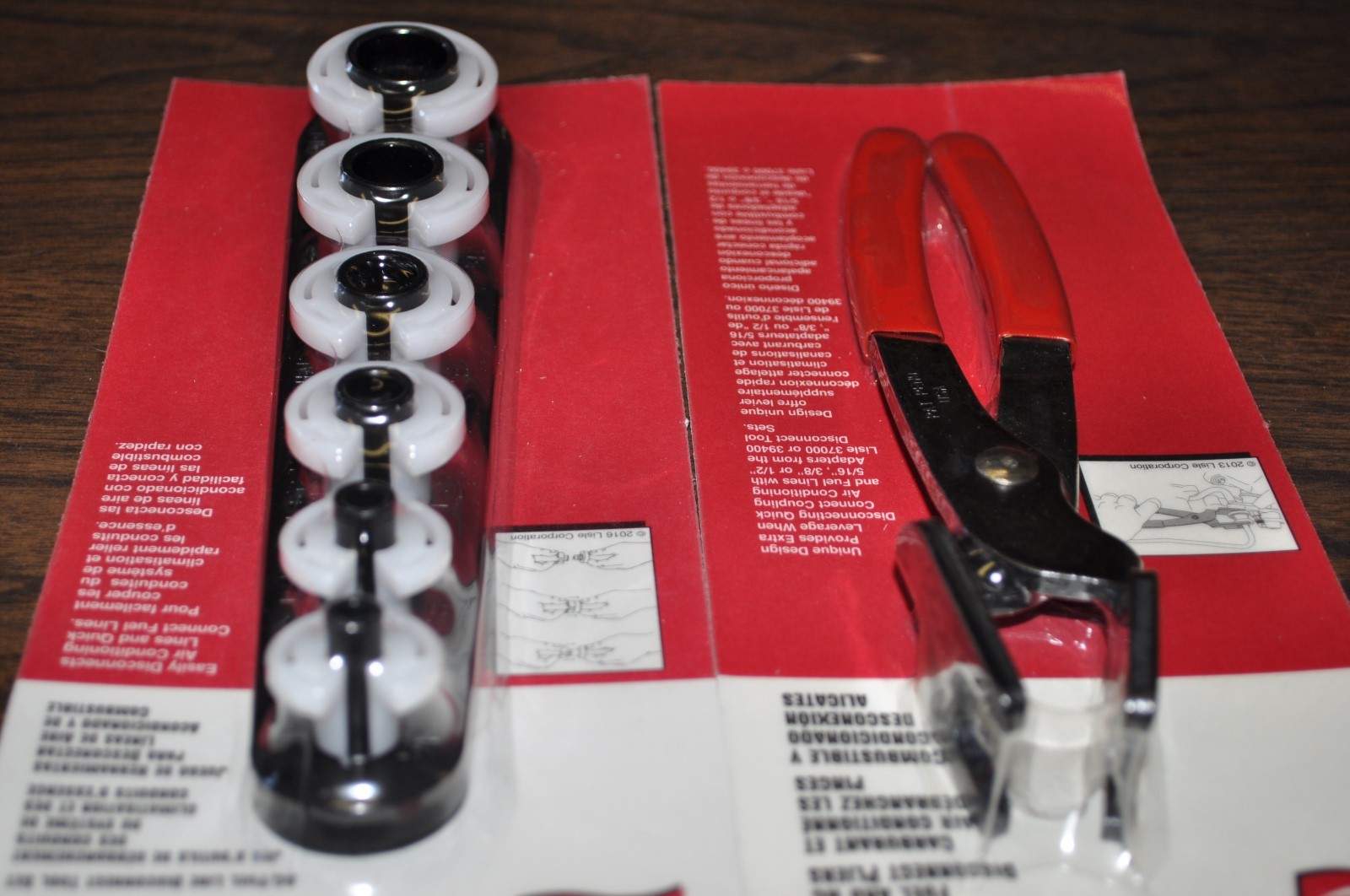 Lisle 37300 Fuel and AC Disconnect Pliers with #37000 Adapter Made in Usa