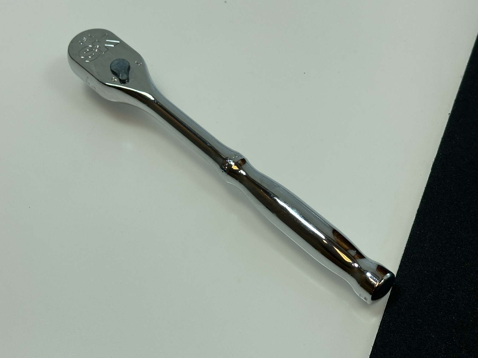 🇺🇸 NEW SK Tools USA 80200 3/8″ Drive LP90 Teardrop Ratchet Polished Chrome NOS