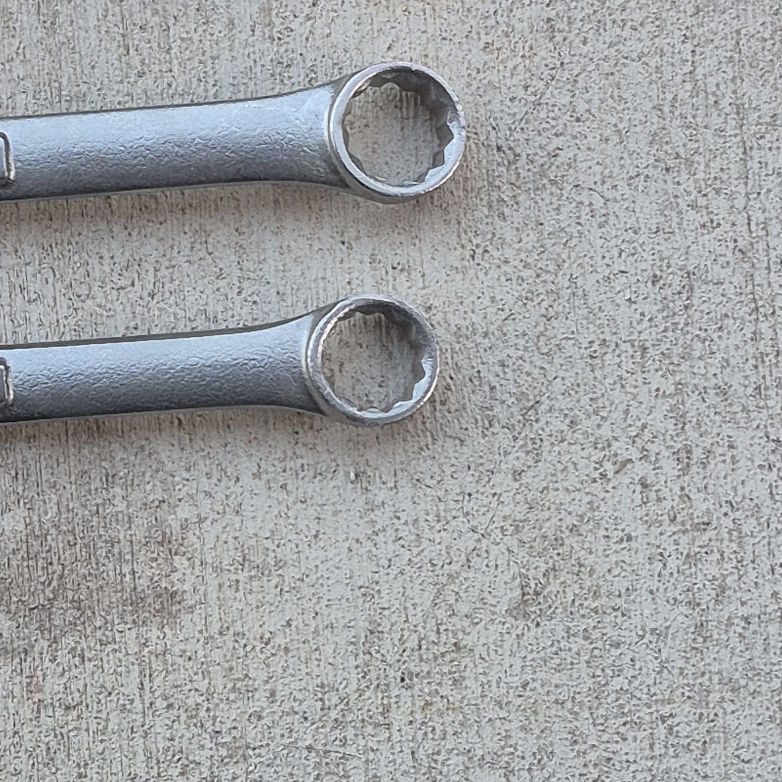 Lot of 2 Craftsman Metric Double Box End Wrenches 42951 42952 NOS Like New Chrom