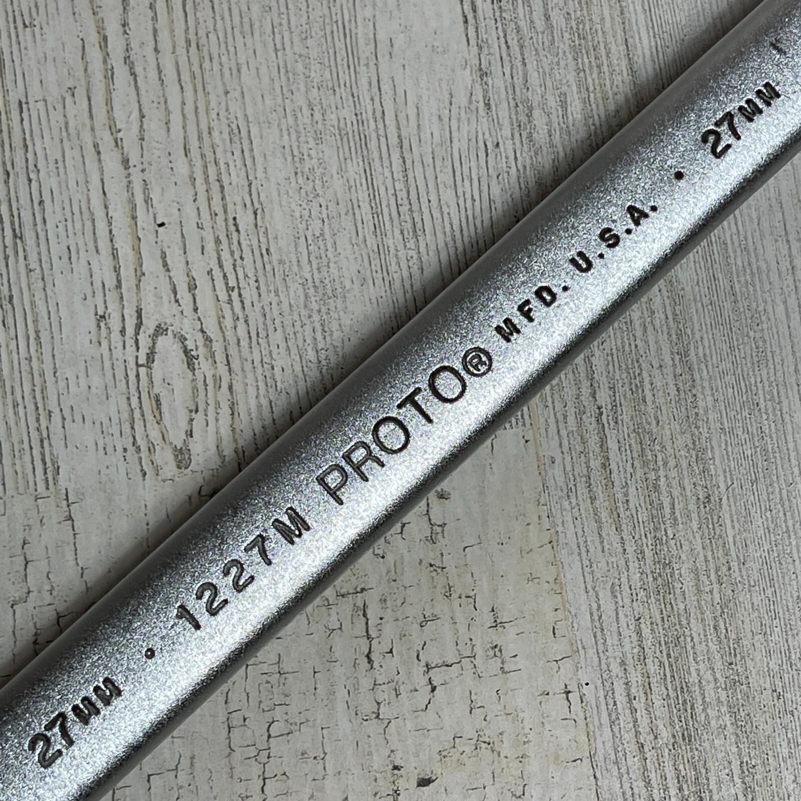 Proto 27mm Combination Wrench 1227M USA Metric 12 Point