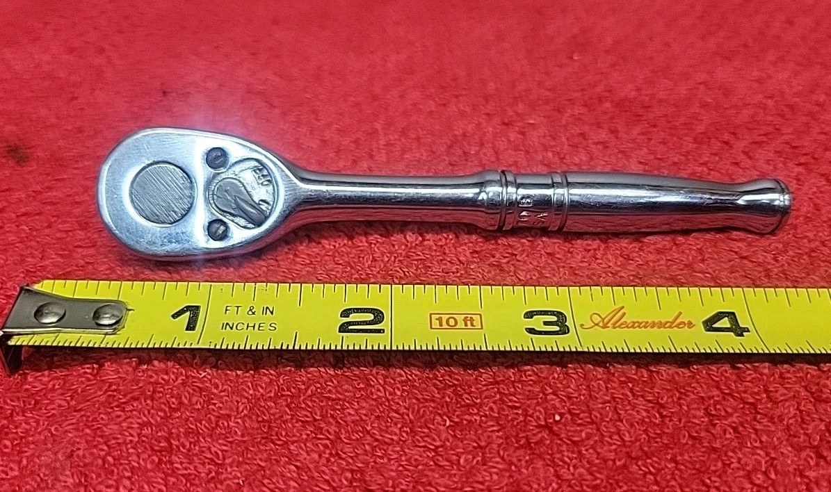 Vtg Snap-On Tools 1/4″ Drive Rachet TM70B Made In USA 🇺🇸