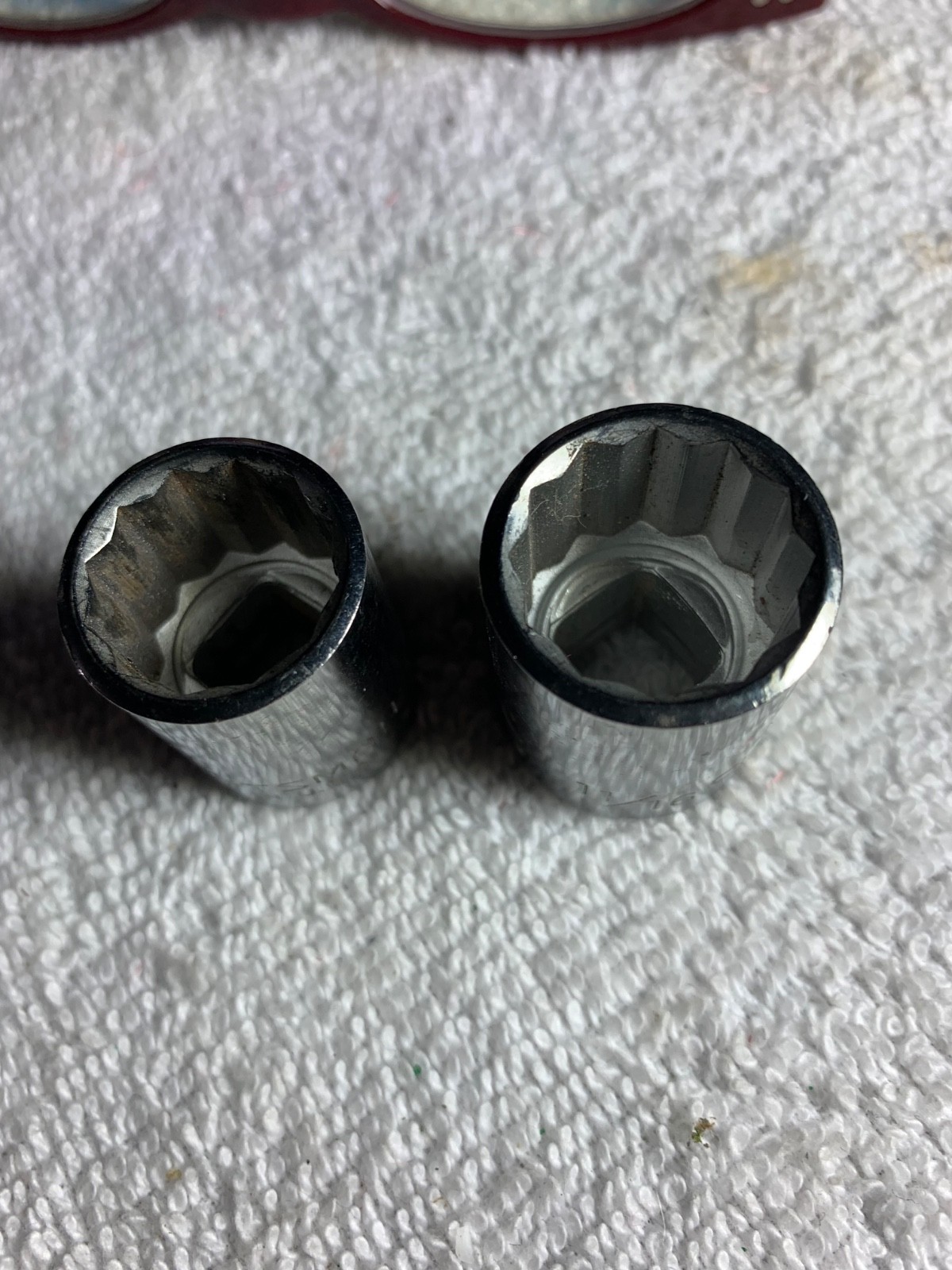 2 – Craftsman Sockets 3/8″ Drive, 5/8”- EE44335 & 11/16”- EE 44336