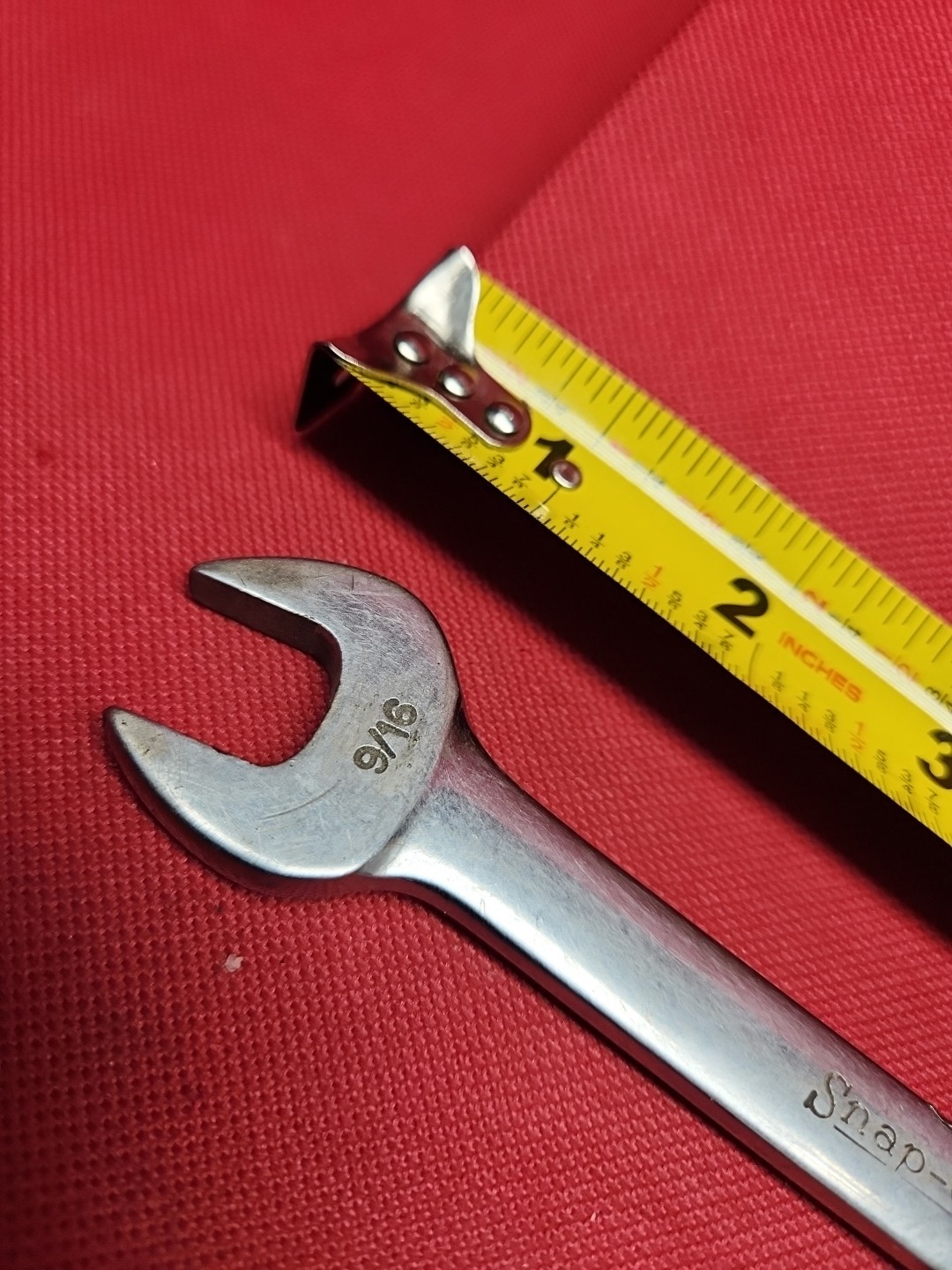Snap On USA Tools OEX180 9/16″ Open / Box End Combination Wrench Great Condition