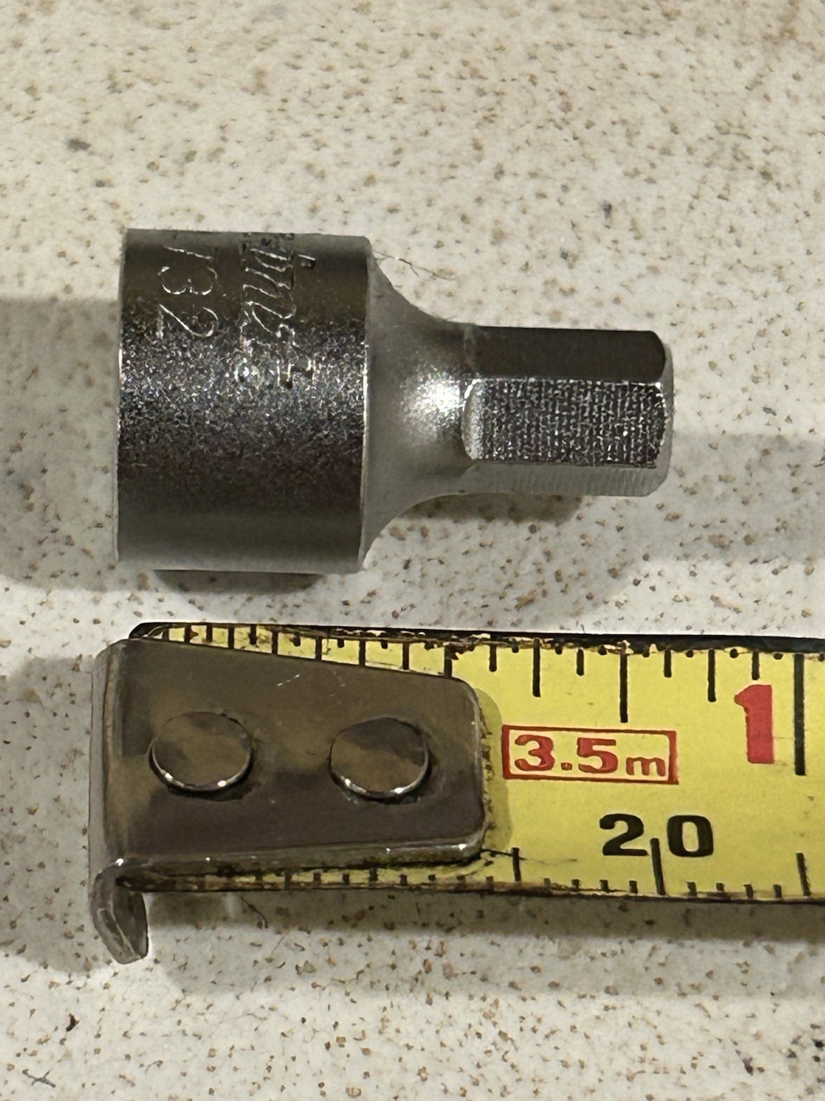 Blue-Point 1/4″ Drive 7/32″ Tamper Resistant Stubby Hex Bit Socket BLPTHS14732