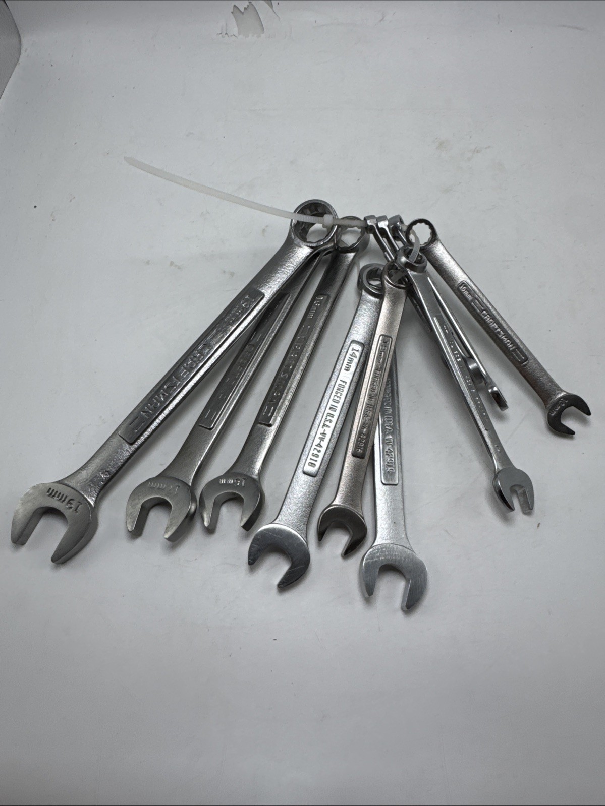 Craftsman Overdrive 11 Piece Metric Combination Wrench Set 6mm – 19mm USA