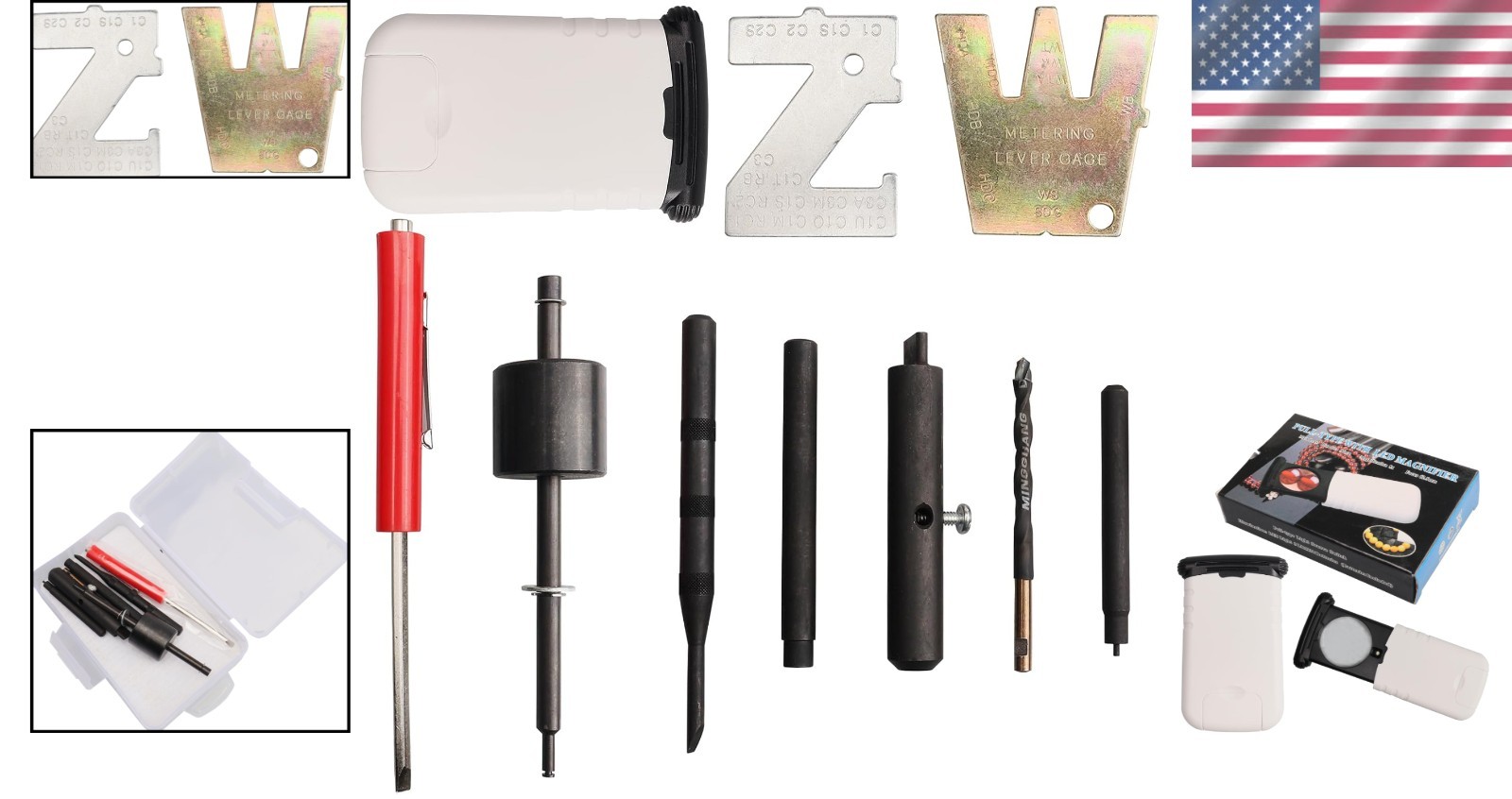 Comprehensive Carburetor Repair Tool Kit for Walbro 500-538, 7 Essential Tools
