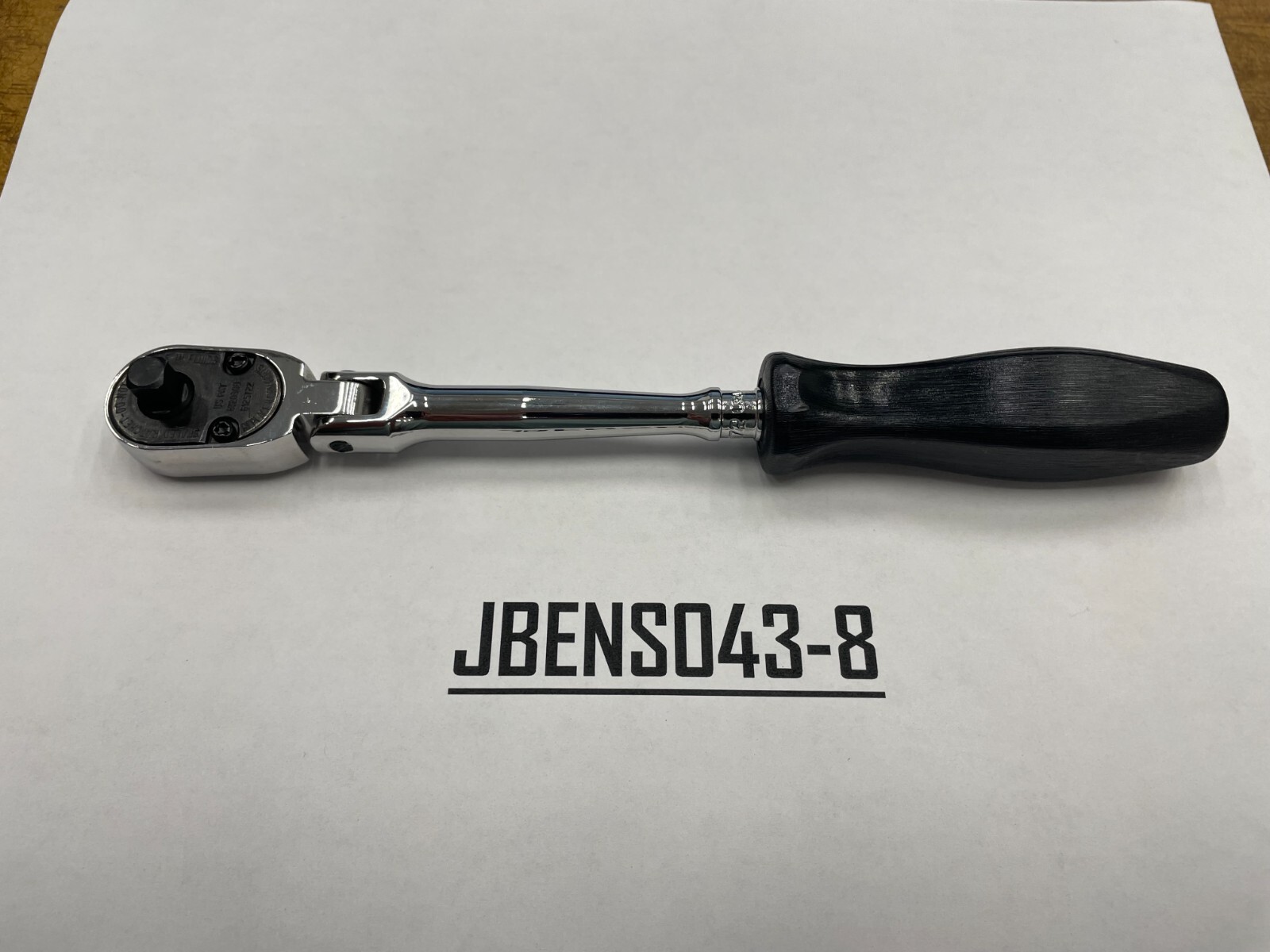 Snap-on Tools USA NEW BLACK 1/4″ Drive Hard Grip Long Flex Head Ratchet THLFD72