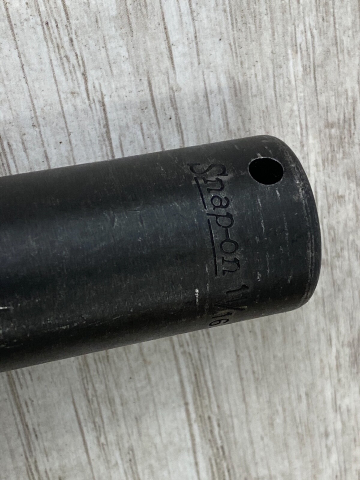 Snap-on Tools USA 3/8″ Drive 11/16″ SAE Deep 6 Point Impact Socket SIMF220