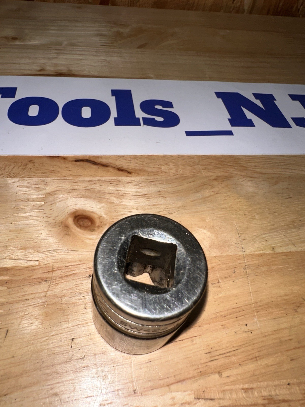 Snap-on Tools USA 1/2″ Drive 8-POINT SAE 3/4″ DOUBLE SQUARE Shallow Socket SW424