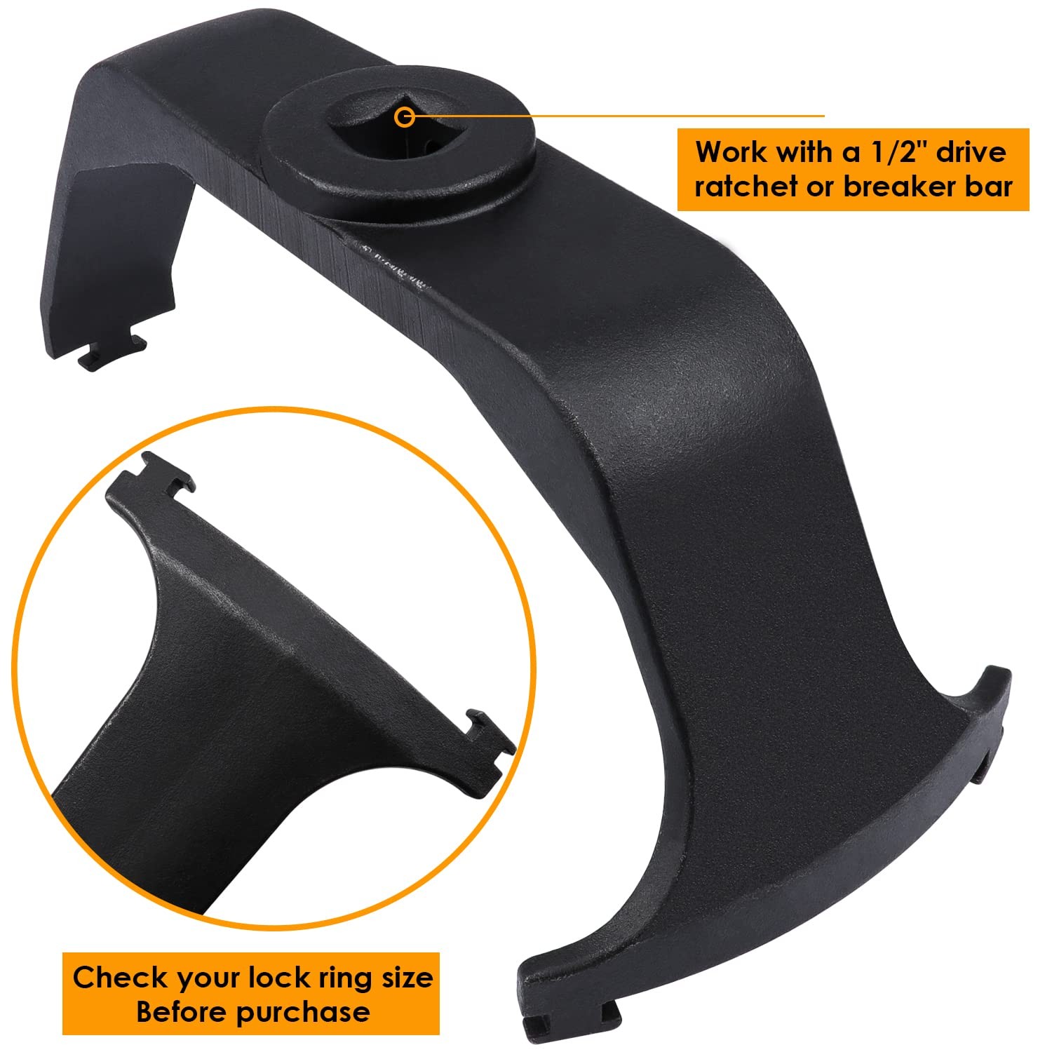 For Dodge Ram Nissan Fuel Tank Lock Ring Wrench Tool Pump Removal Installer 6599